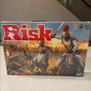 Hasbro Risk Strategic Conquest Game - Red and Blue